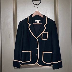 💜 Banana Republic Heritage Wool Blazer